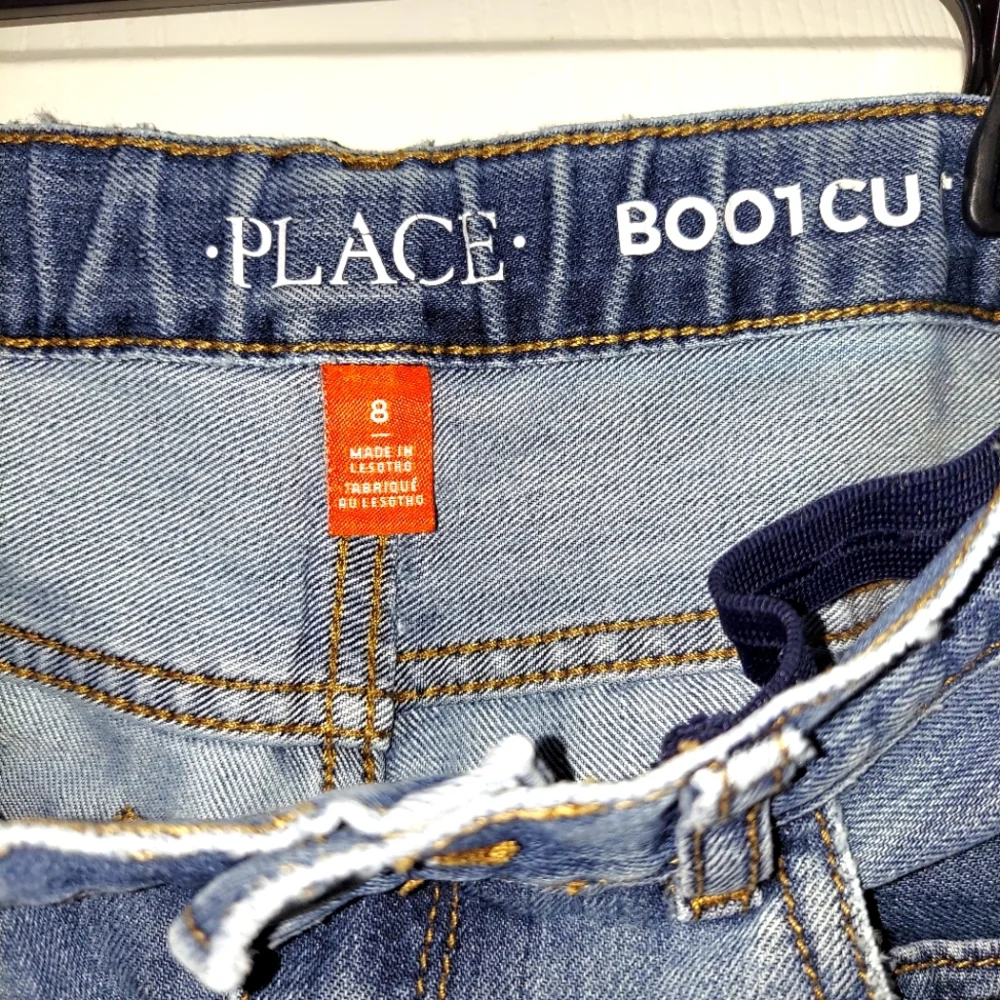 Two pair of girls jeans size 8 and size 10 both Children's Place